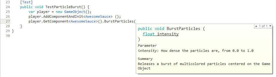 Documentation exposed through MonoDevelop